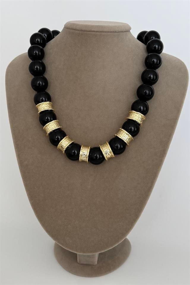 Varox Obsidian Kolye