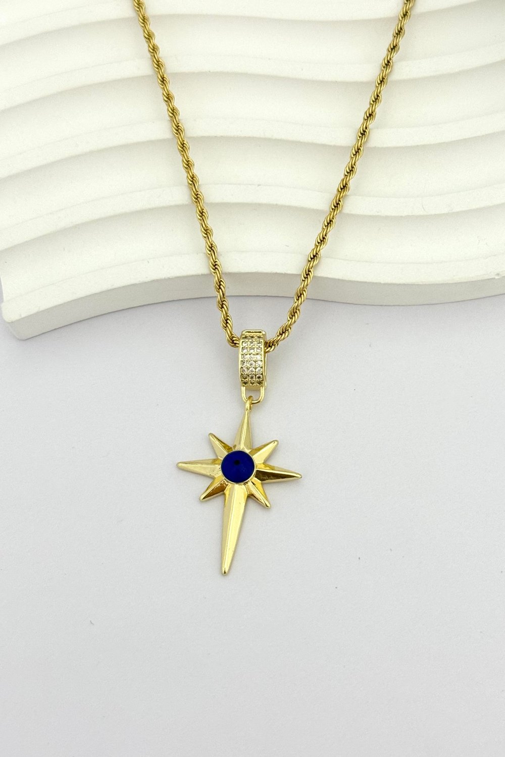 Blue Pole Star Kolye