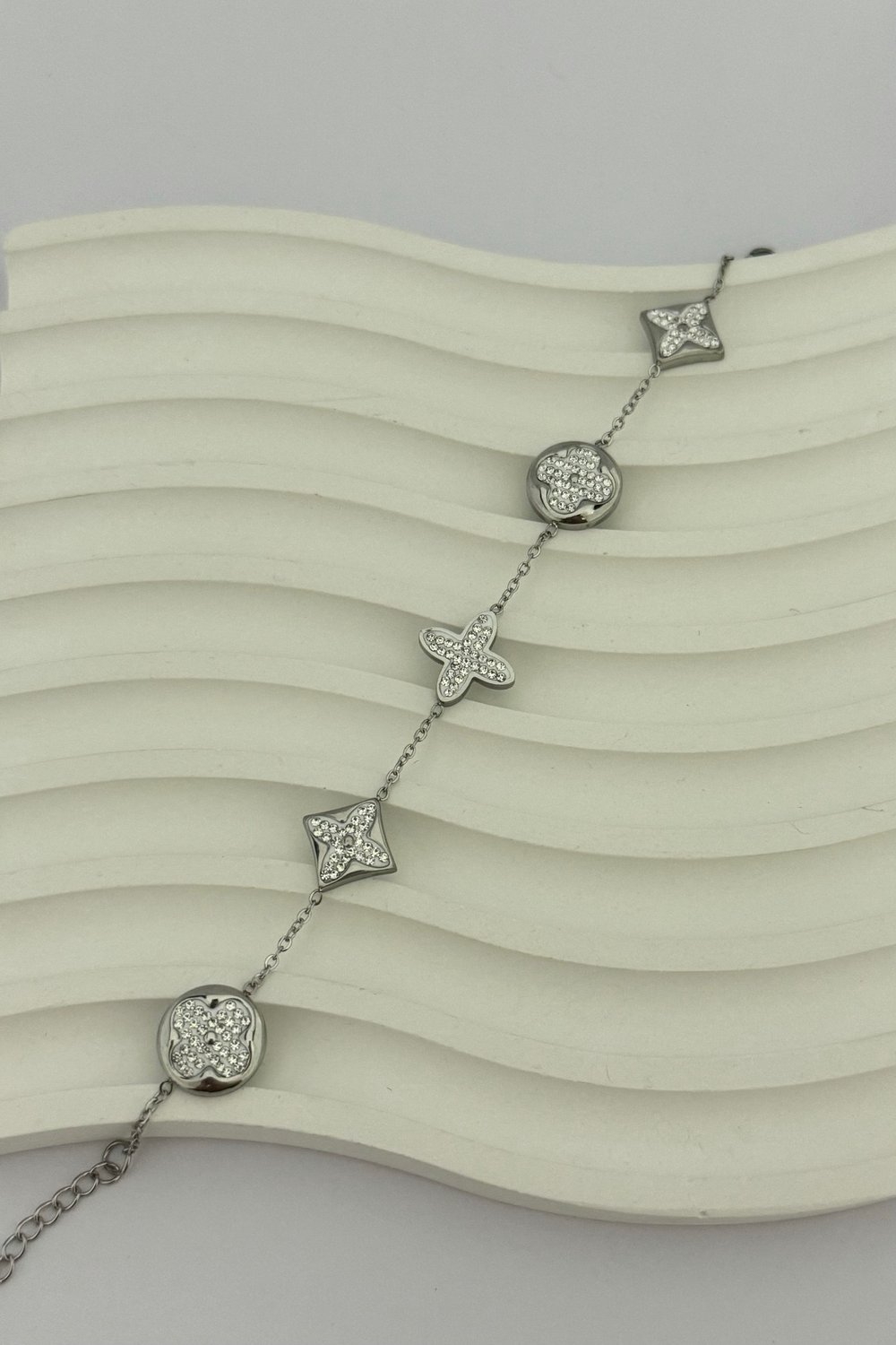 Cleef Silver Taşlı Bileklik