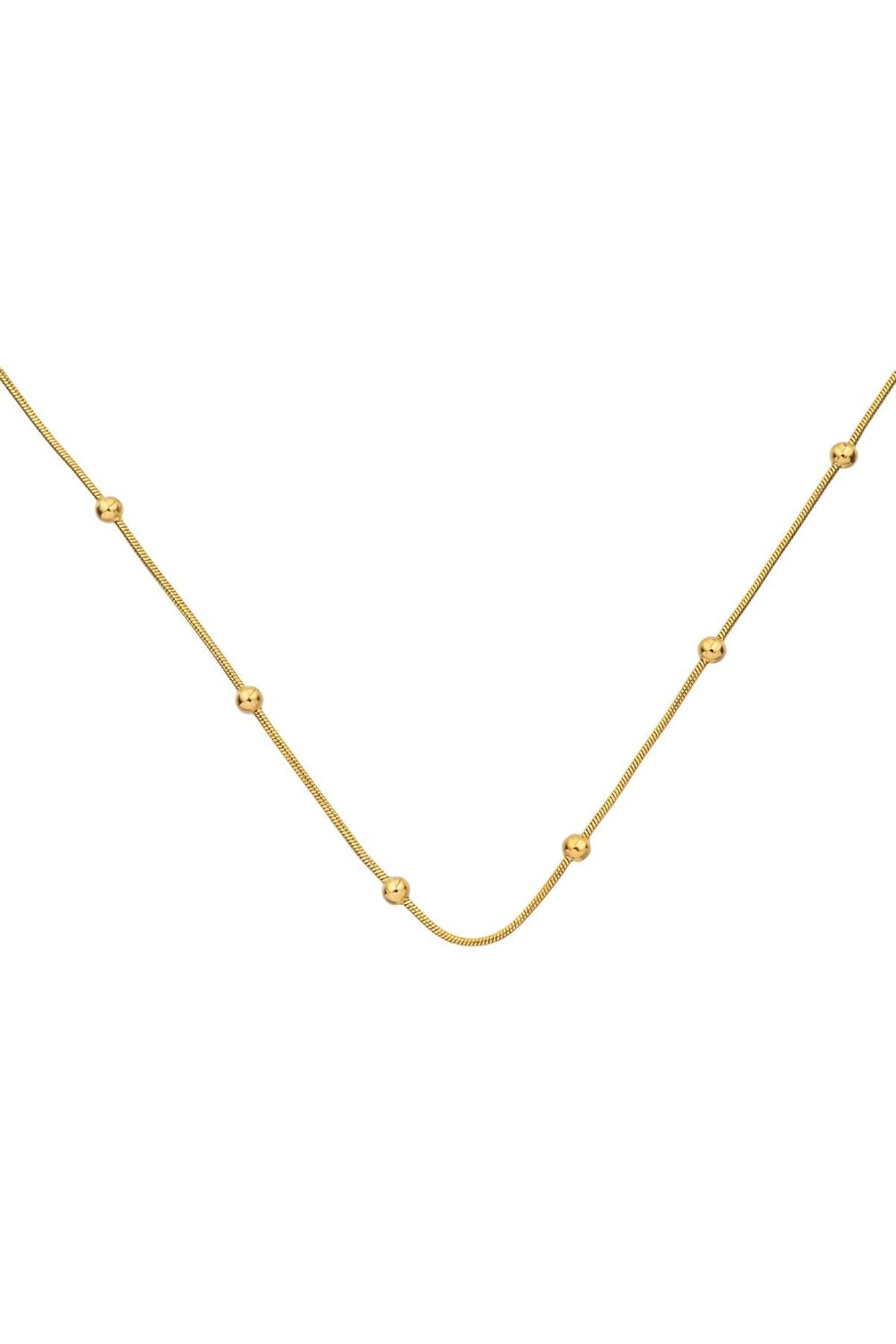 Dorika Gold Çelik Kolye 60 cm