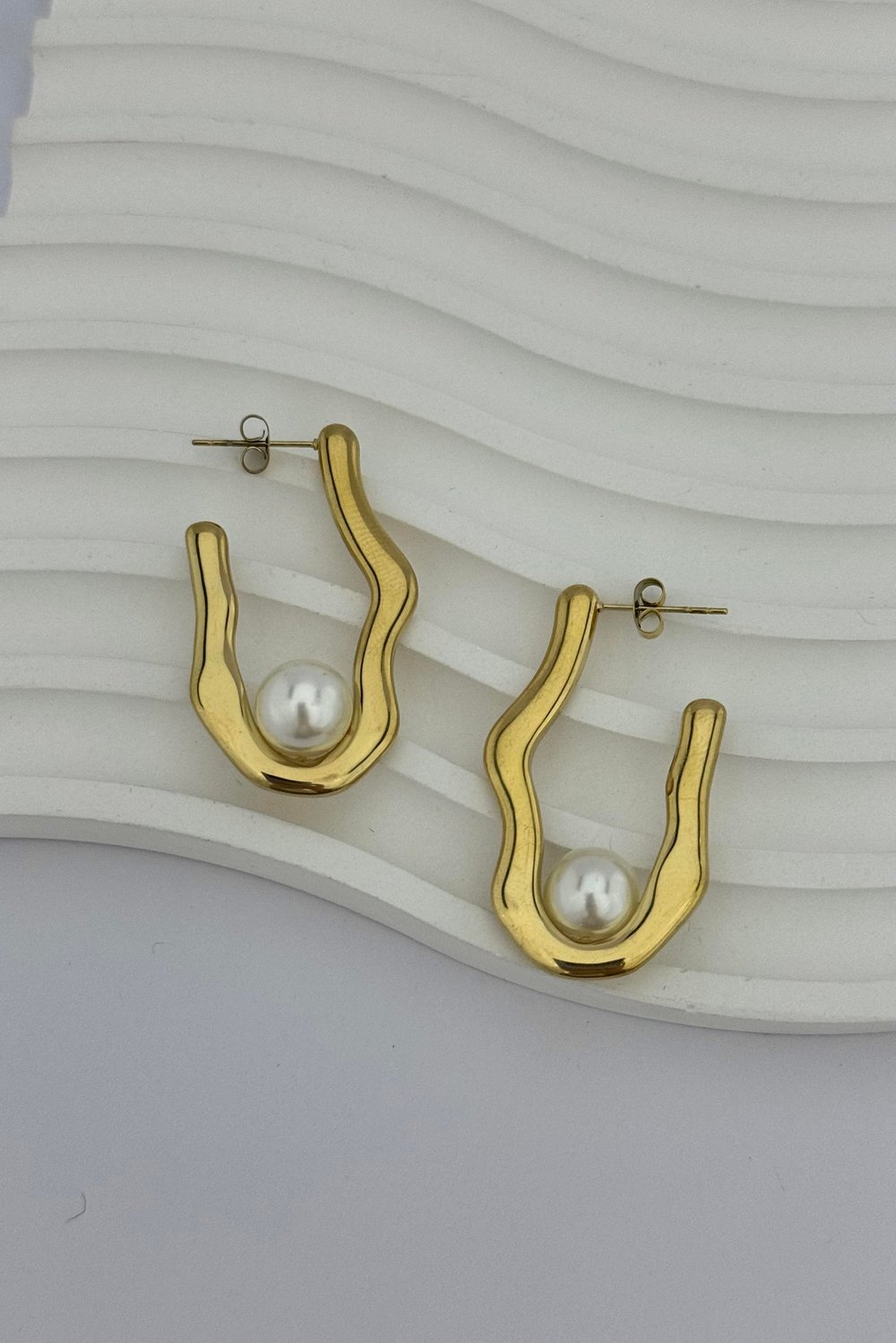 Pearl Wave Küpe