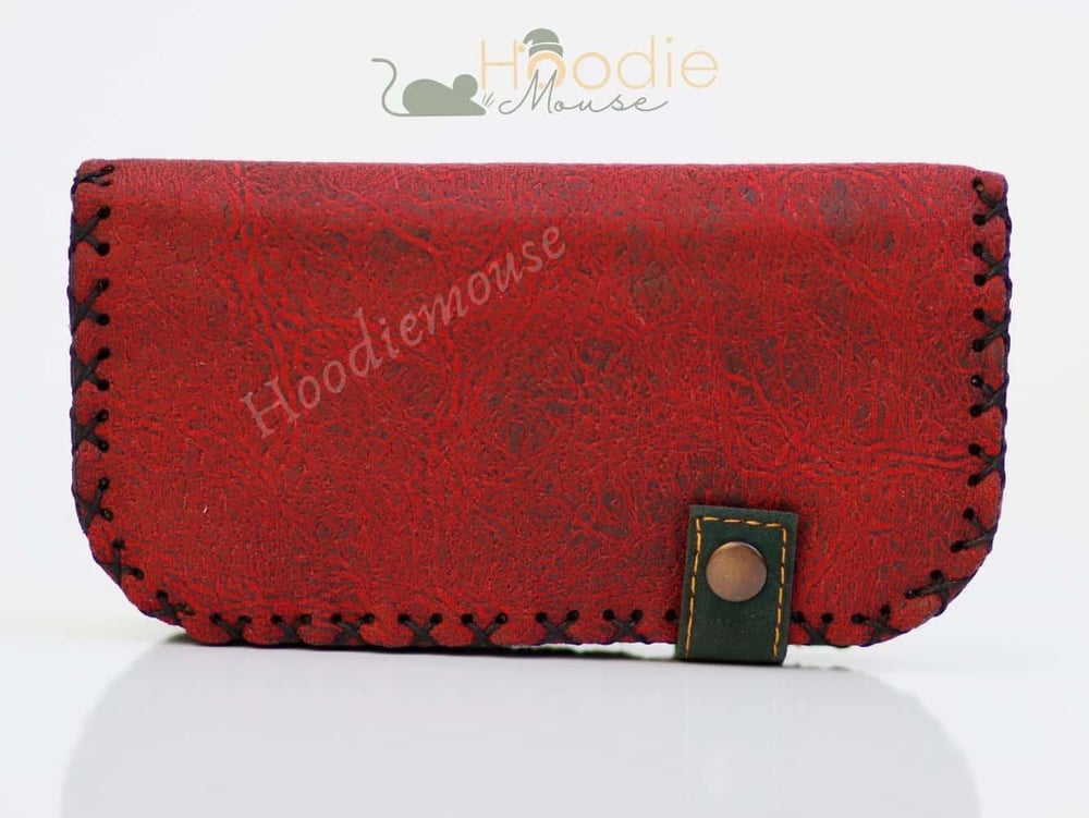 Cin Ayse Figürlü Büyük Cüzdan Etnik Bohem Retro Vintage Style - BORDO