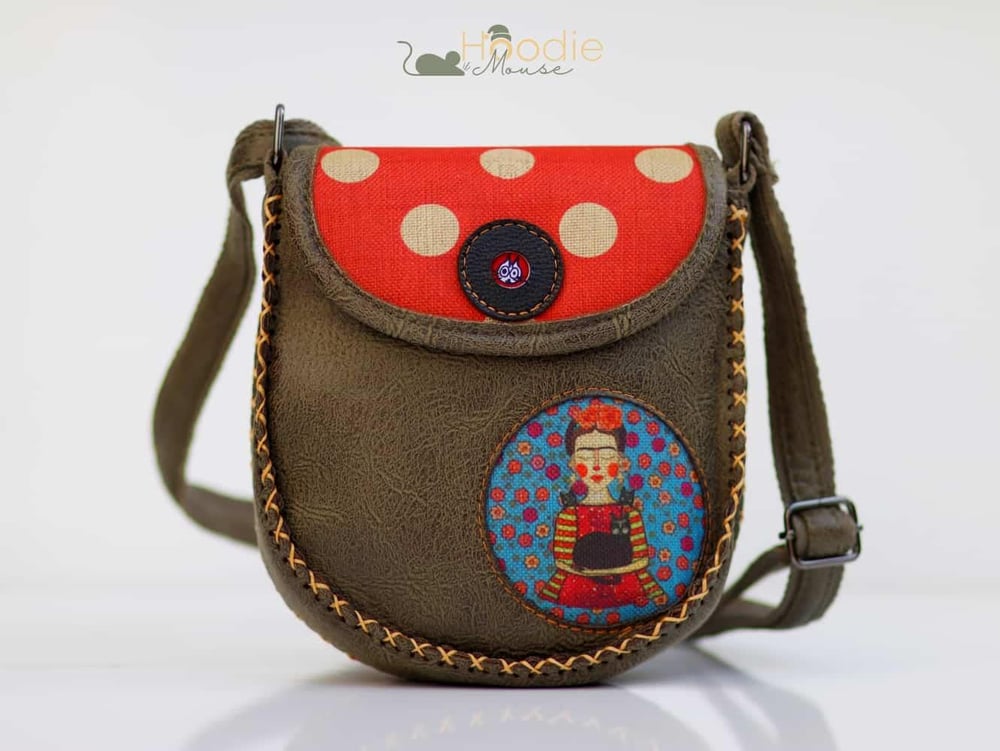 Mavi Frida Çapraz Örgülü Kol Çantası Etnik Bohem Style - Yesil