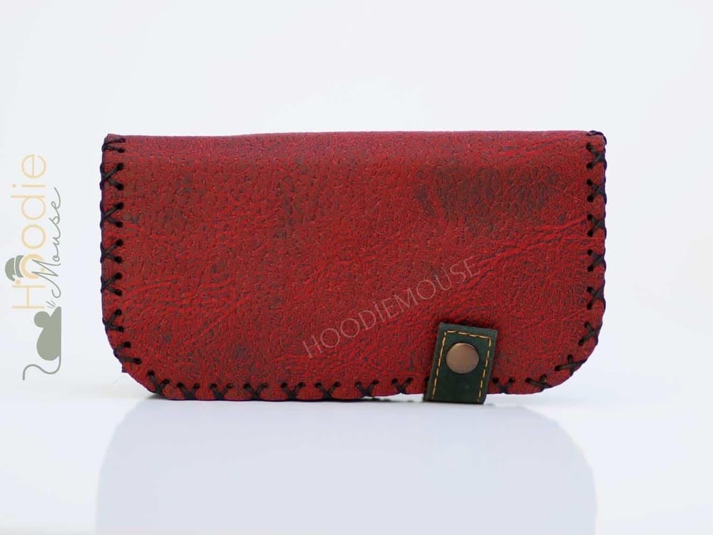 Mavi Frida Figürlü Büyük Cüzdan Etnik Bohem Retro Vintage Style - BORDO