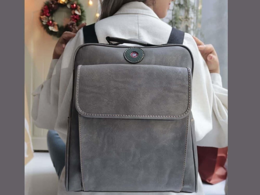 Sade Desen Unisex Gri Çanta, YKüçük Prens Hardal Cüzdan Hem Sırt Hem Capraz Hem Elde Etnik Bohem Style KOMBIN