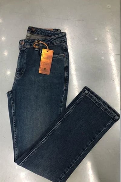 LACARINOKadın Yüksek Bel Boru Paça Dark Blue Jean Pantolon