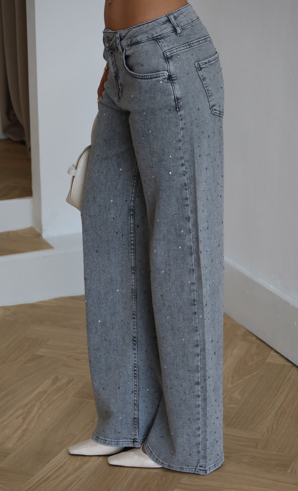 LACARINOBP  GRI  34/42  ON  ARKA TASLI   (Lycra)