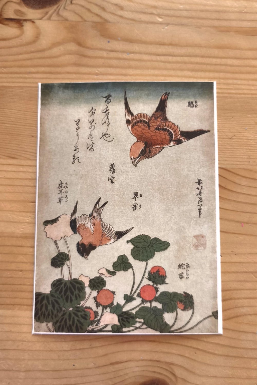 Ukiyo-E Serisi Baskılı 11*15 cm 380gr Kuşe Kağıt Hediyelik Kart