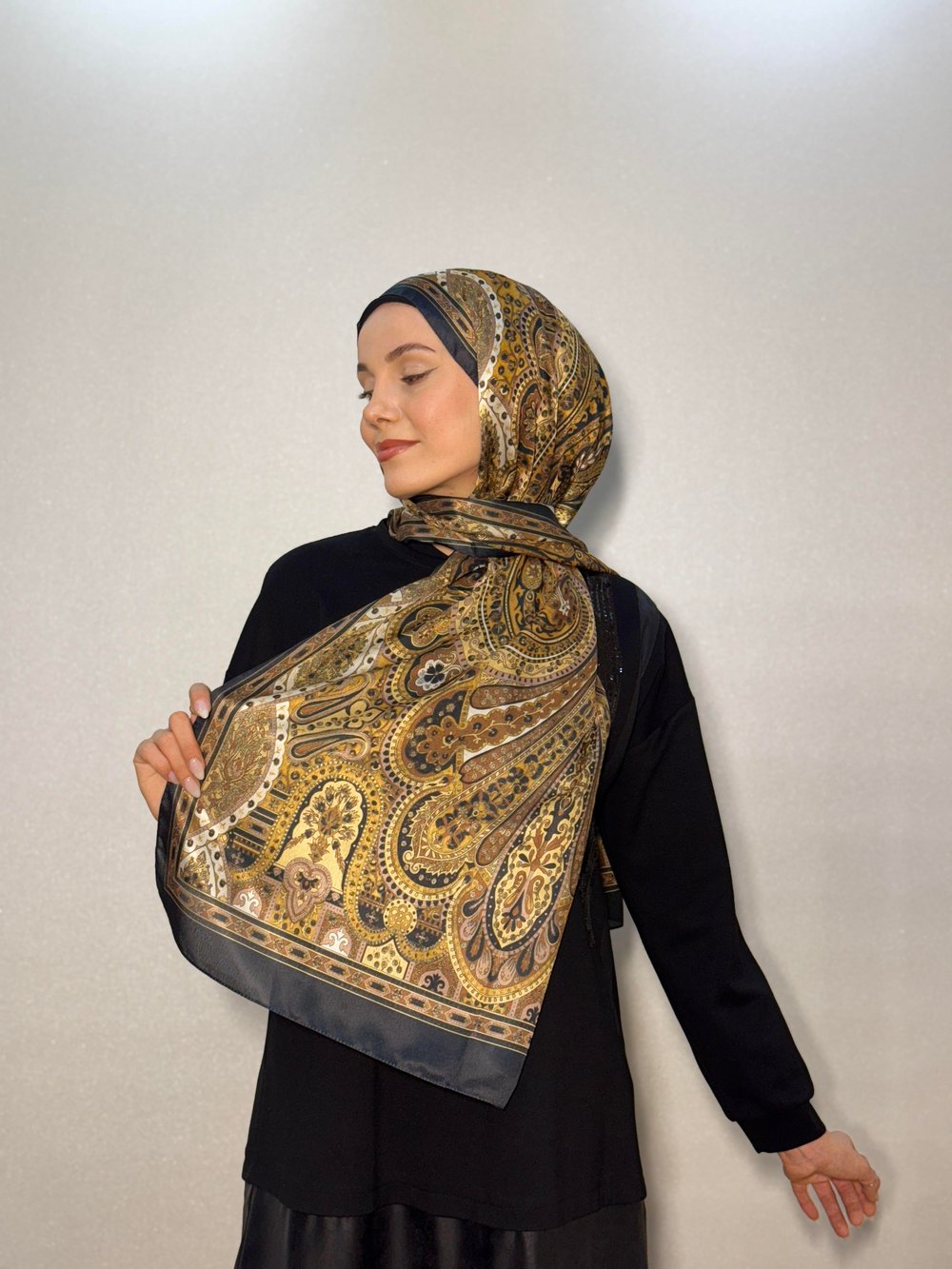 LOTUS ETRO DESEN VUAL İPEK ŞAL