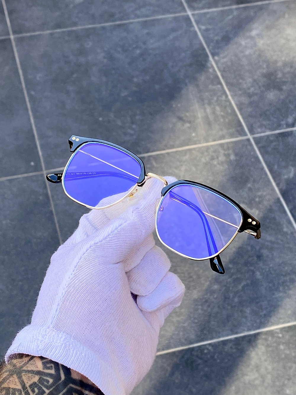 LEMY Gold-Siyah Blueblock Optik Uyumlu Gözlük
