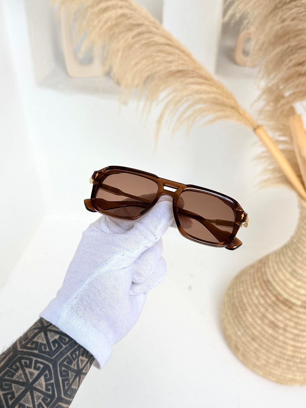 RAYA - Kahve-Gold UV-400 Korumalı Güneş Gözlüğü
