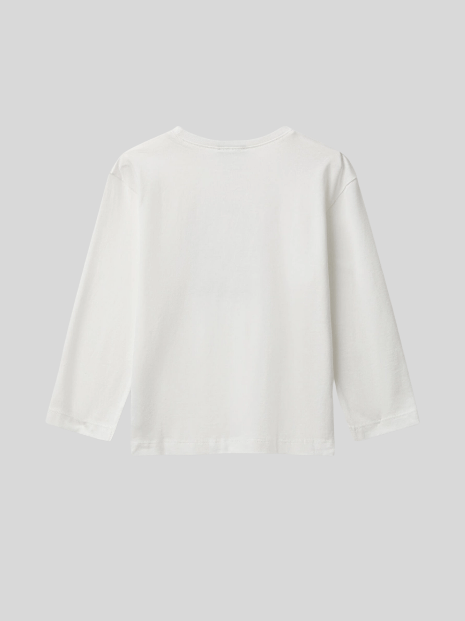 Benetton Erkek Çocuk Baskılı Sweatshirt 1-6 Yaş Ekru
