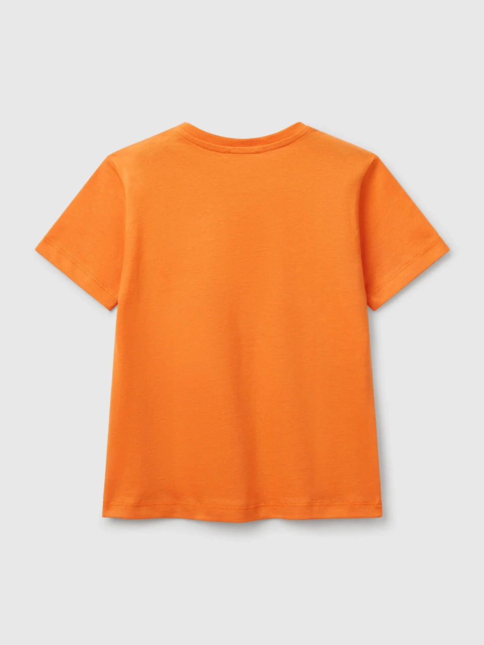 Benetton Erkek Çocuk Baskılı Tshirt 1-6 Yaş Turuncu