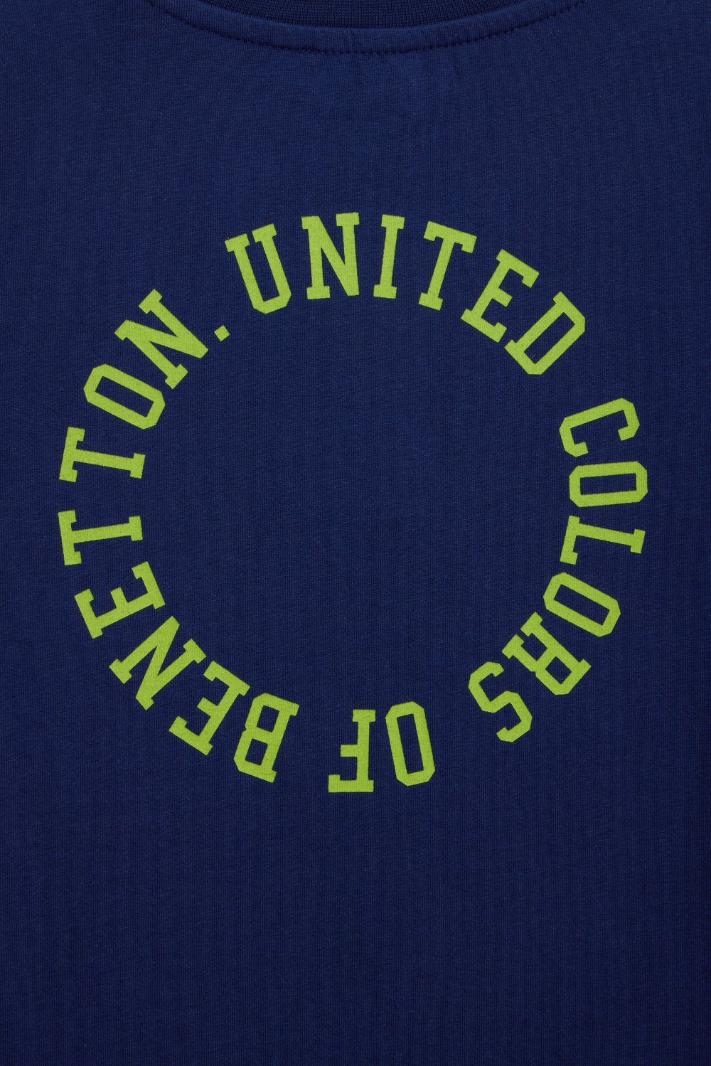 Benetton Erkek Çocuk Baskılı Tshirt 4-14 Yaş Lacivert