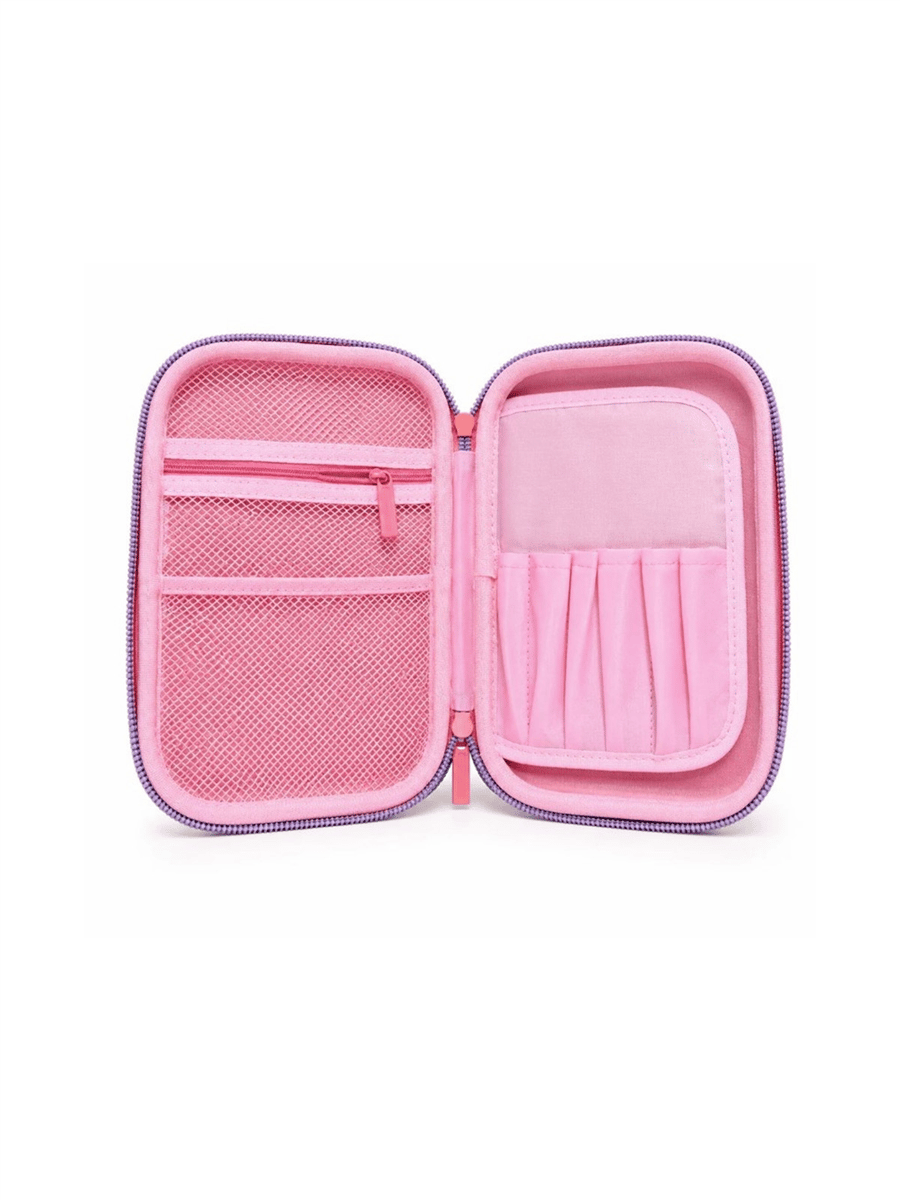 Dream Vest Çicekli Unicorn Kalem Çantası Pembe