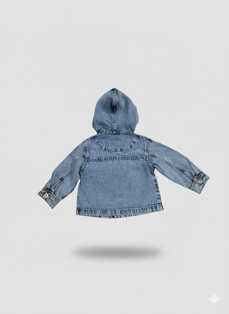 Escabel Erkek Bebek Denim Ceket 1-5 Yaş Mavi