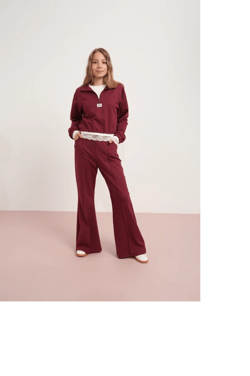 LocoLoco Kız Çocuk 3LüTakım 9-14 Yaş Bordo