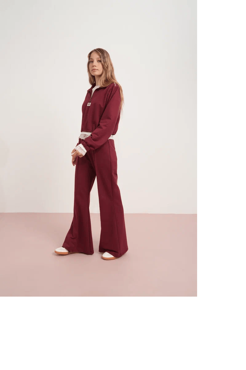 LocoLoco Kız Çocuk 3LüTakım 9-14 Yaş Bordo