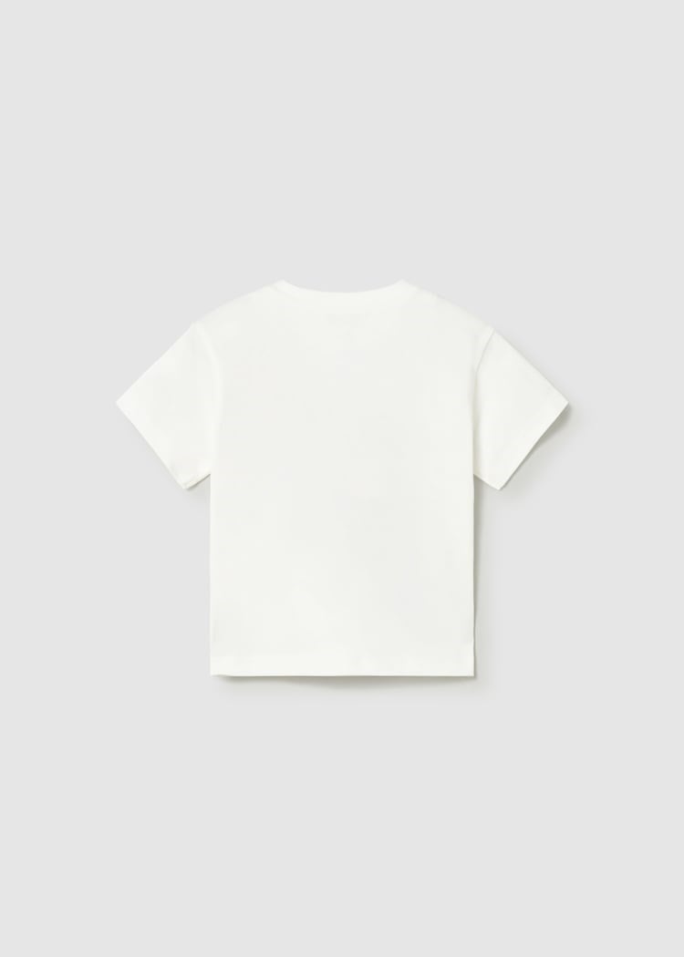 Mayoral Erkek Bebek Baskılı Tshirt 1-3 Yaş Krem