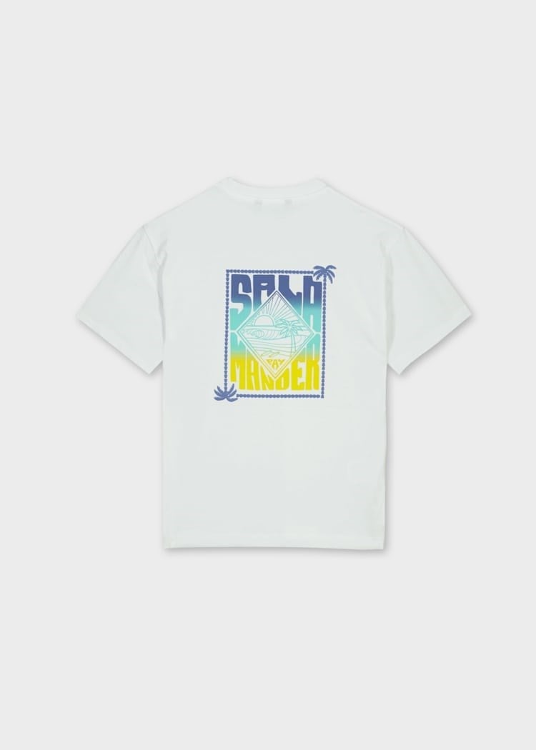 Mayoral Erkek Çocuk Baskılı Tshirt 10-14 Yaş Beyaz