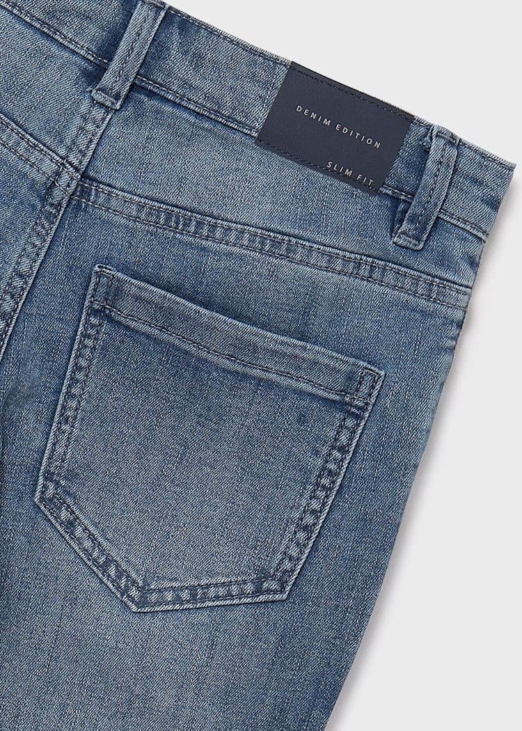 Mayoral Erkek Çocuk Denim Pantolon 8-14 Yaş Mavi