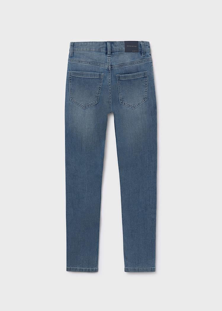 Mayoral Erkek Çocuk Denim Pantolon 8-14 Yaş Mavi