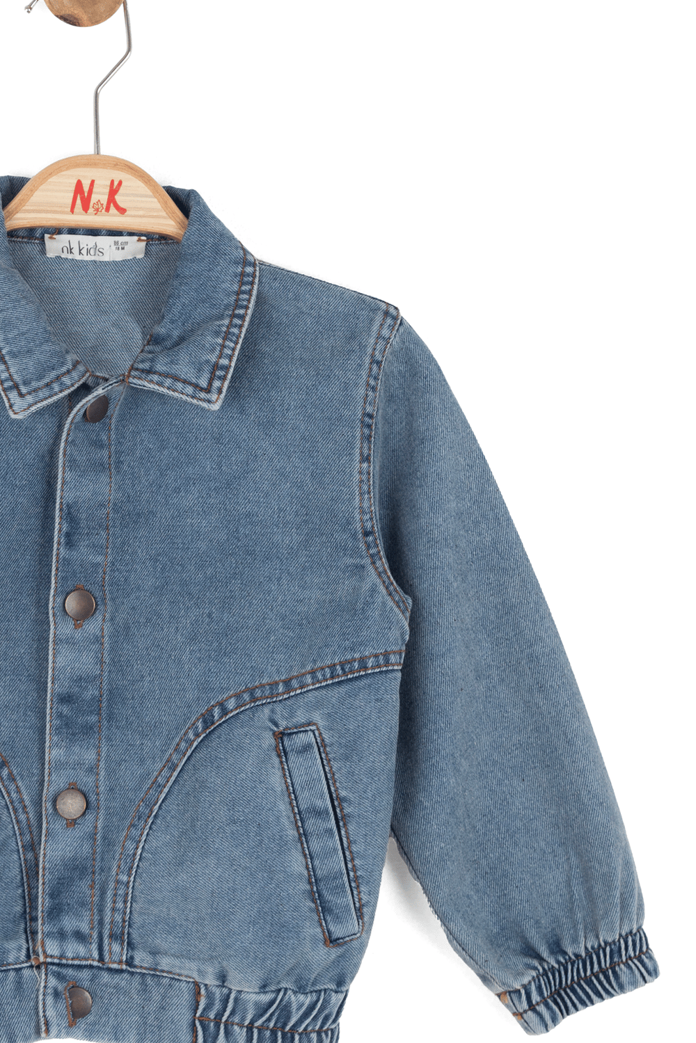 Nk Erkek Bebek Sun Denim Ceket 1-4 Yaş Mavi
