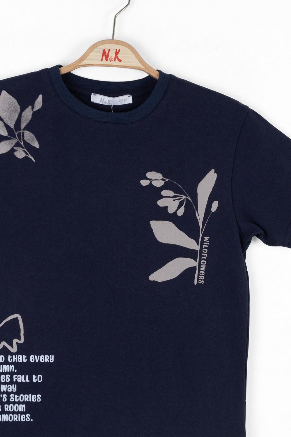 Nk Erkek Çocuk Autumn Tshirt 4-8 Yaş İndigo