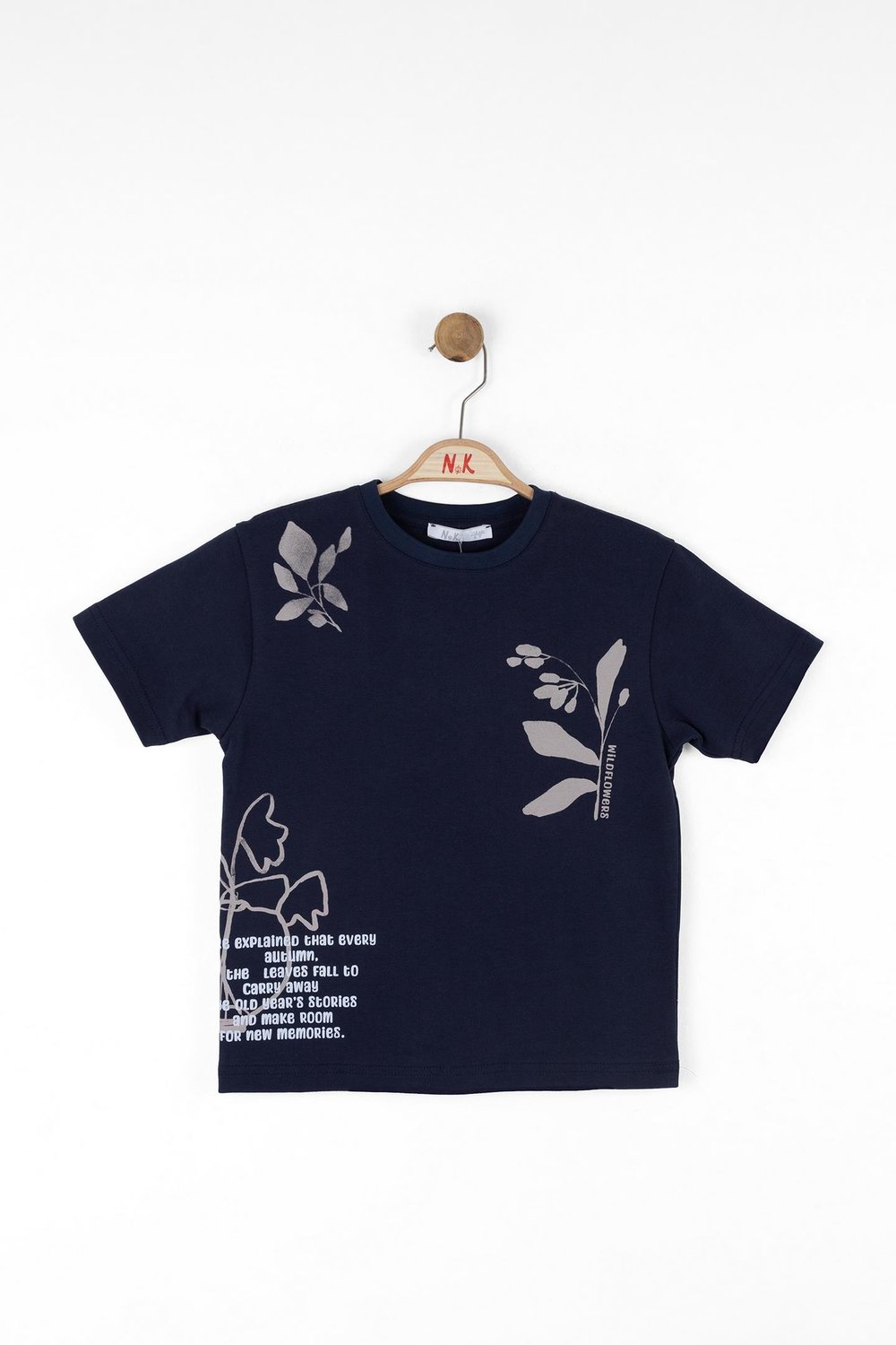 Nk Erkek Çocuk Autumn Tshirt 4-8 Yaş İndigo