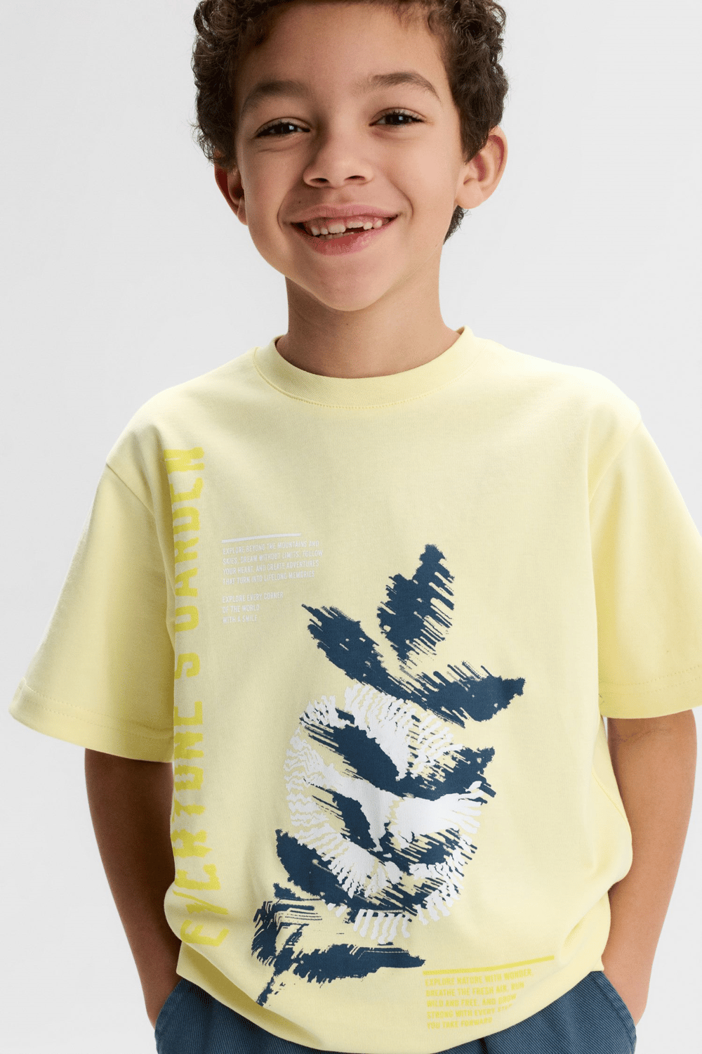 Nk Erkek Çocuk Hansel Tshirt 8-14 Yaş Sarı