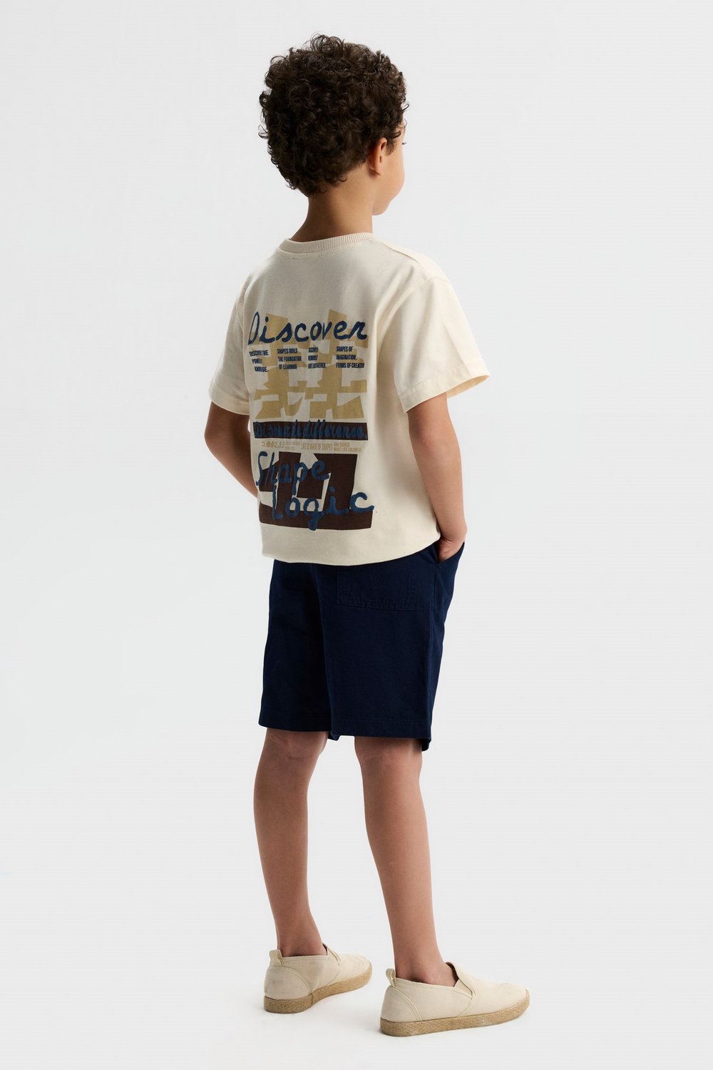 Nk Erkek Çocuk Memory Tshirt 4-8 Yaş Krem