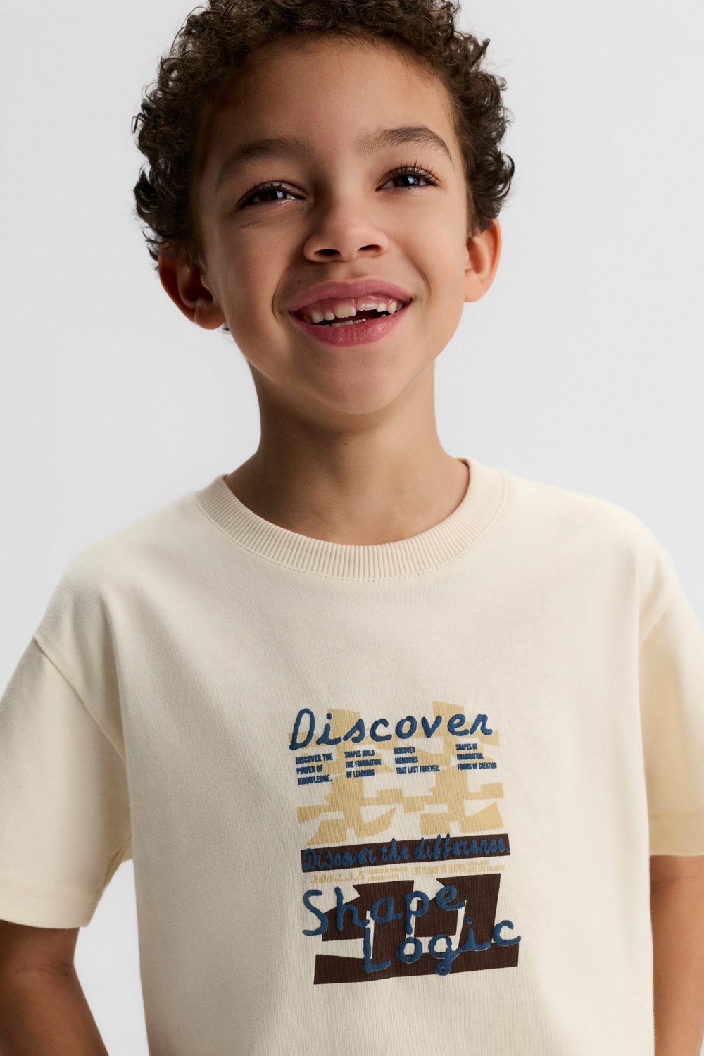 Nk Erkek Çocuk Memory Tshirt 4-8 Yaş Krem