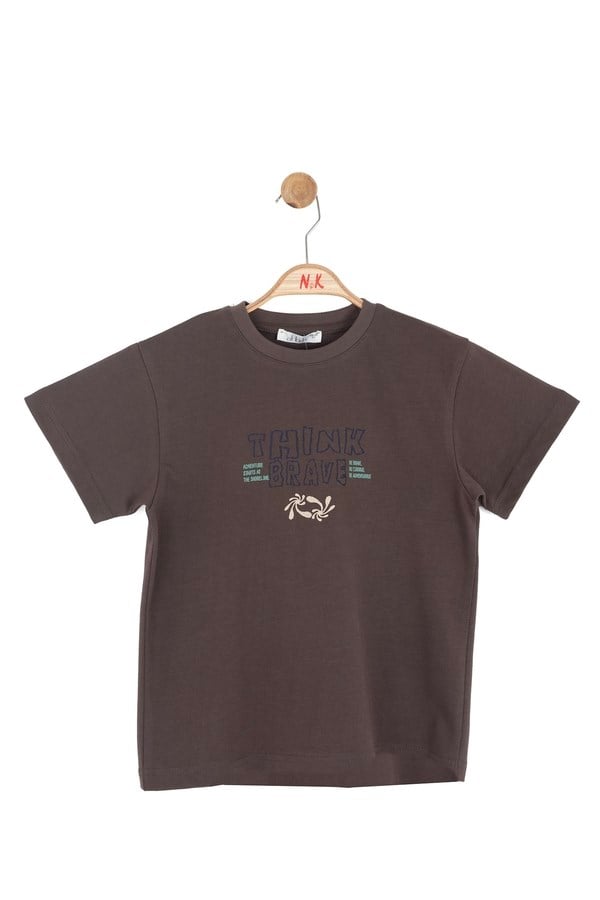 Nk Erkek Çocuk Mineral Tshirt 4-8 Yaş Kahverengi
