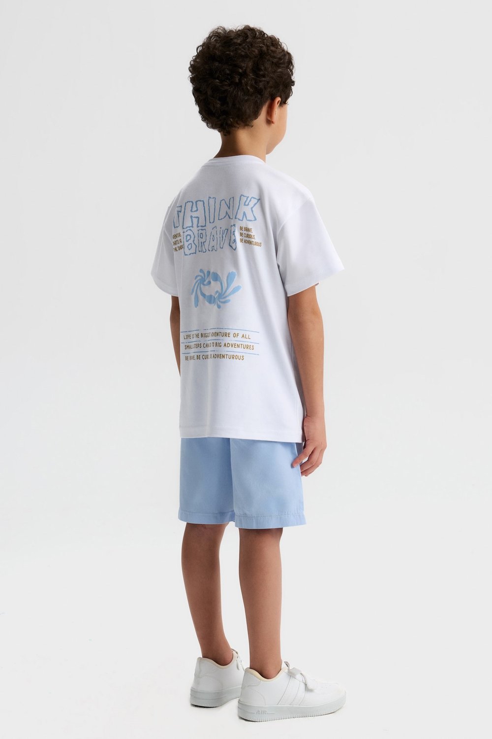 Nk Erkek Çocuk Mineral Tshirt 4-8 Yaş Ekru