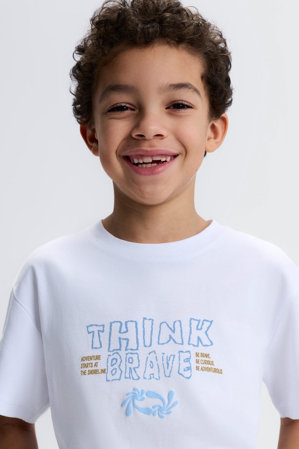 Nk Erkek Çocuk Mineral Tshirt 4-8 Yaş Ekru
