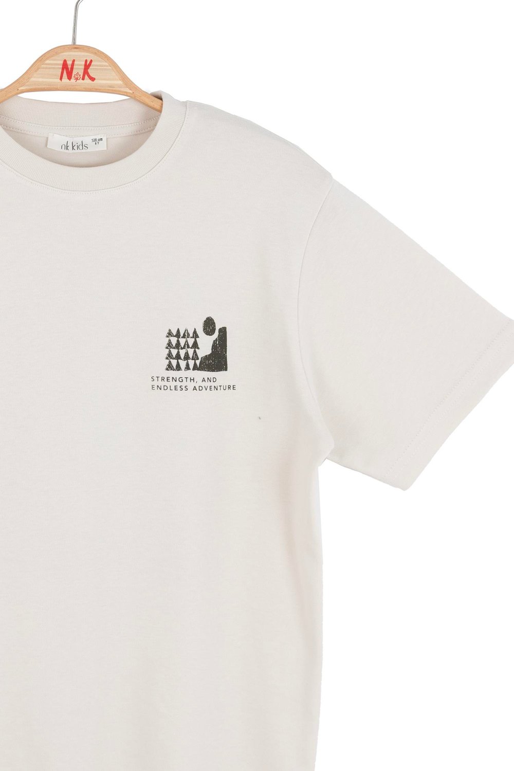Nk Erkek Çocuk Mount Tshirt 8-14 Yaş Krem-Haki