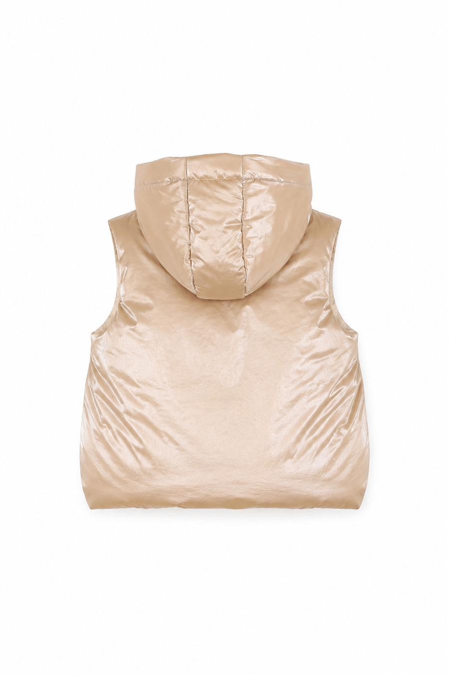 Nk Kız Bebek Papatyalı Yelek 1-4 Yaş Camel