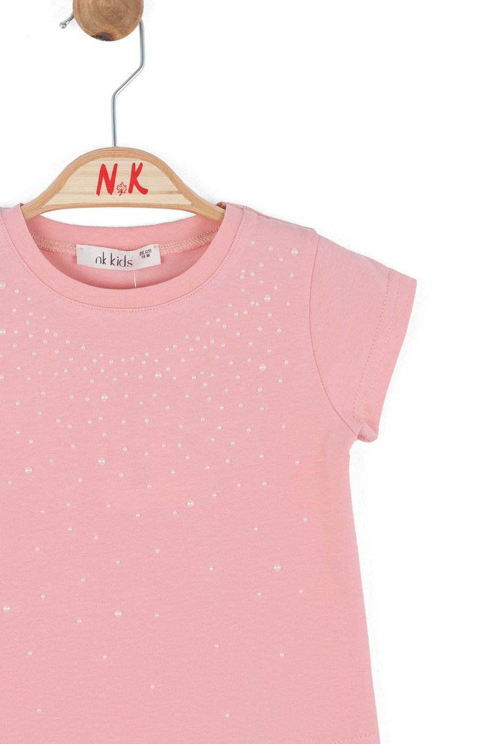 Nk Kız Bebek Pearl Tshirt 1-4 Yaş Pembe