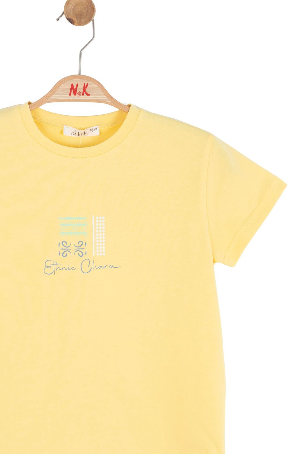 Nk Kız Çocuk Etnik Tshirt 8-14 Yaş Sarı