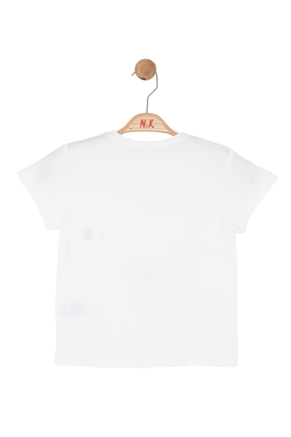 Nk Kız Çocuk Flower Tshirt 4-8 Yaş Ekru-Pembe