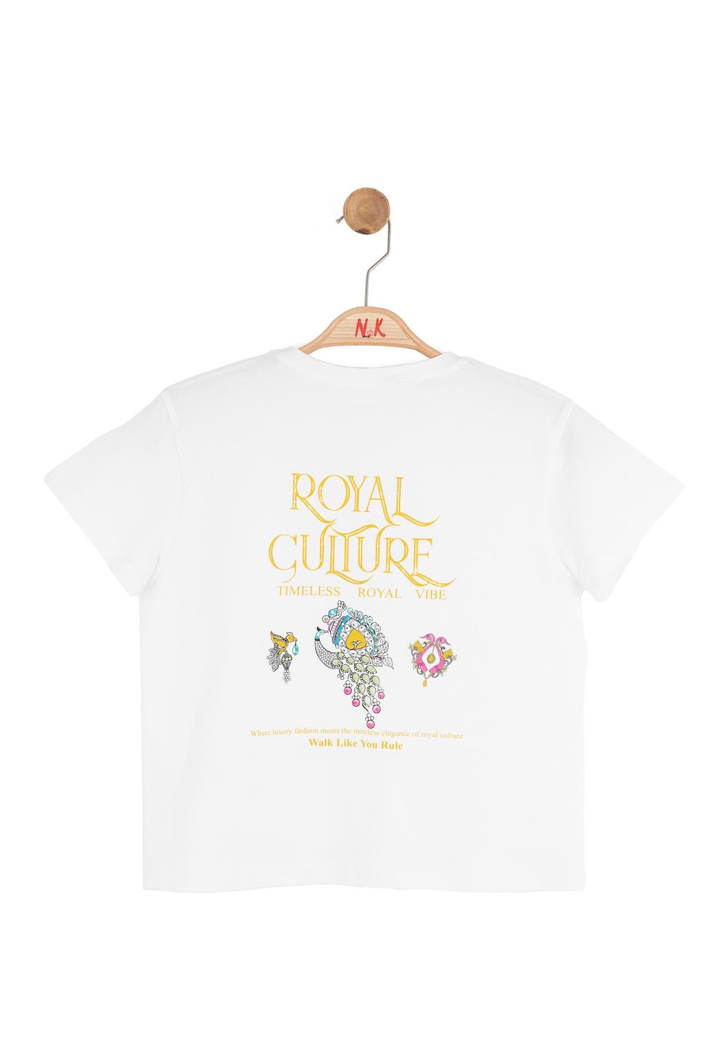Nk Kız Çocuk Royal Tshirt 8-14 Yaş Ekru-Sarı