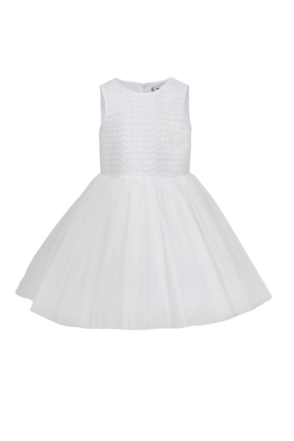 Pamina Kız Çocuk Kaftan Elbise 3-7 Yaş Ekru