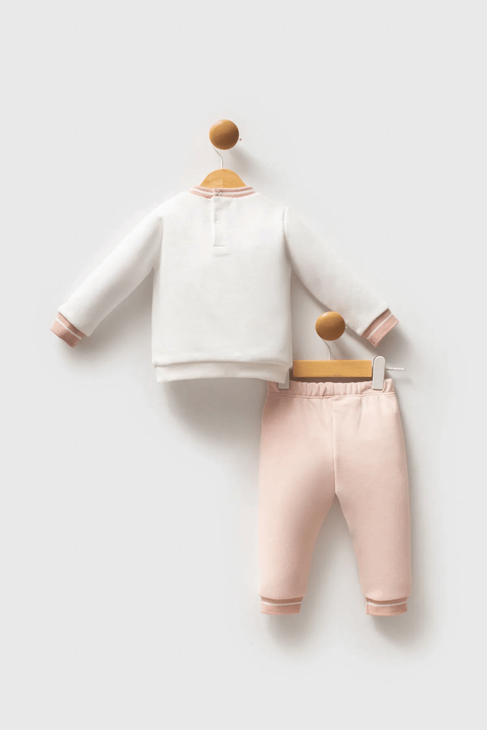 U.S Polo Kız Bebek takım 6-36 Ay Ekru