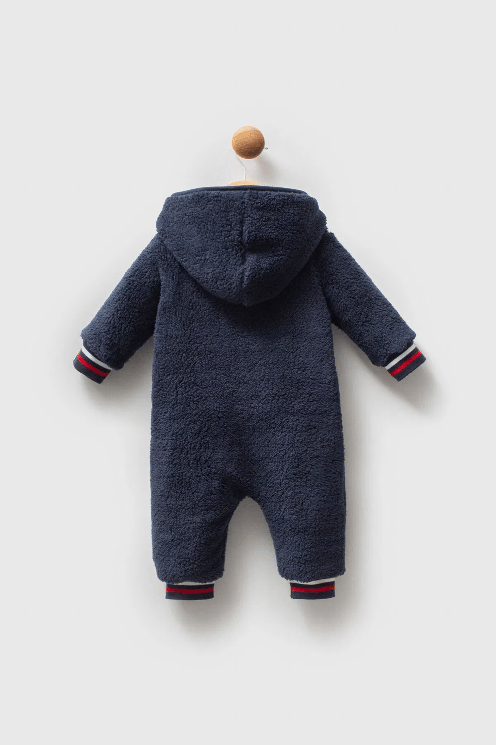 U.S Polo Erkek Bebek Patiksiz Tulum 3-18 Ay Lacivert