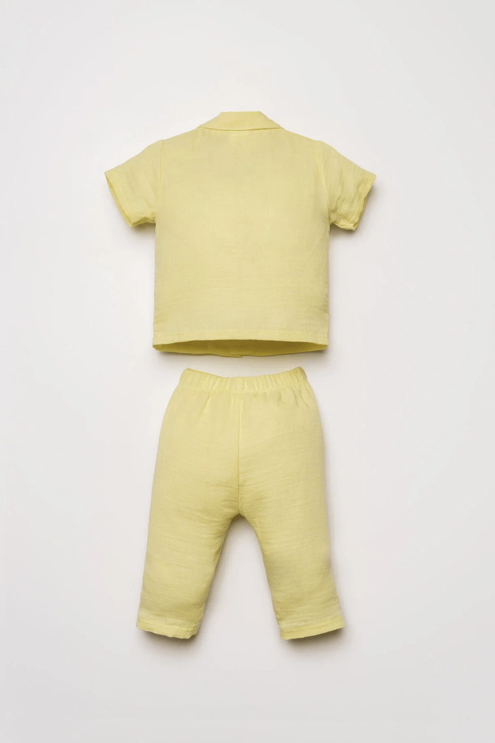 U.S. Polo Assn Kız Bebek Müslin Pantolonlu Takım 6-36 Ay Sarı