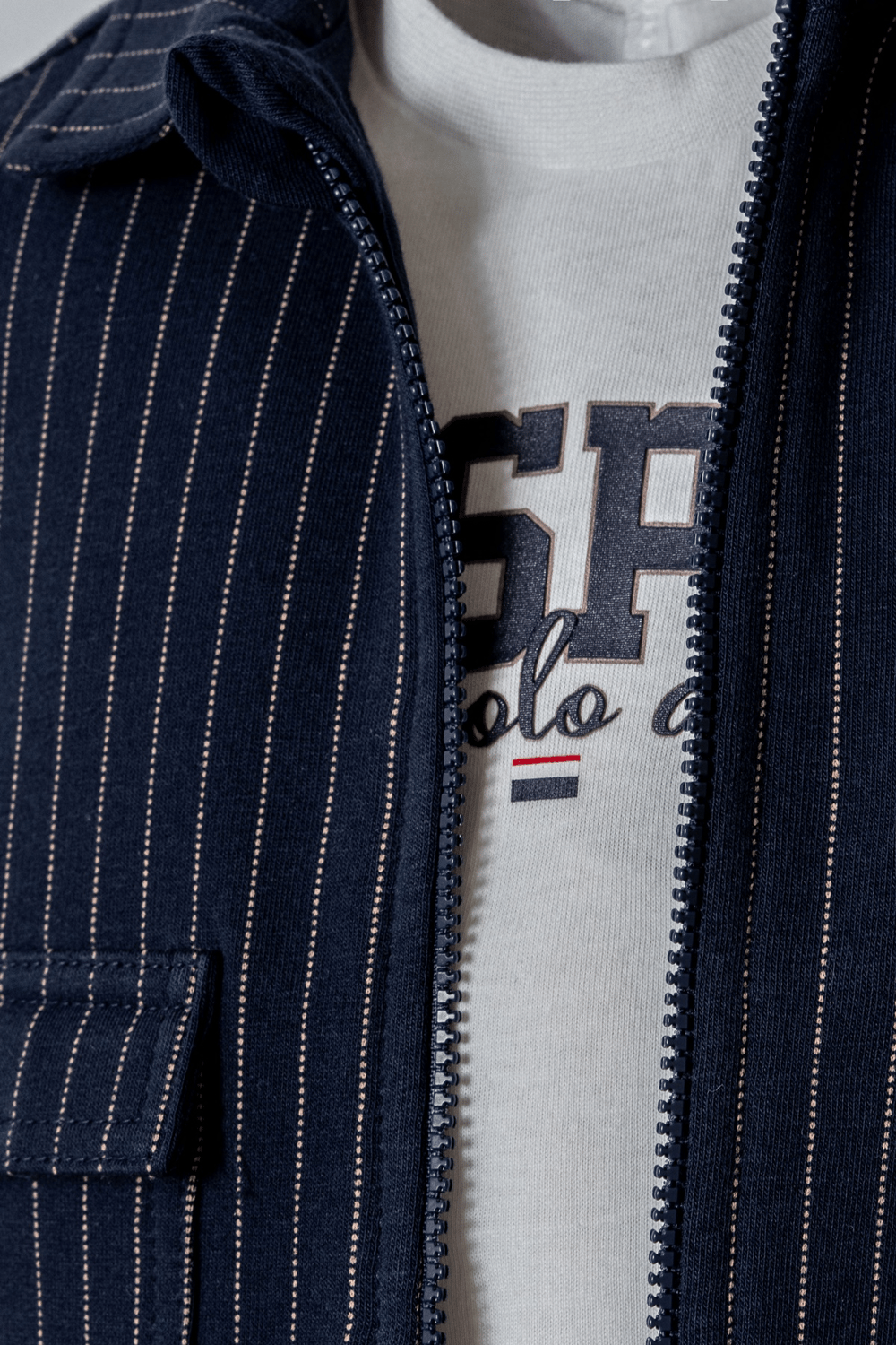 U.S. Polo Assn Erkek Bebek 3Lü Pantolonlu Takım 6-36 Ay Lacivert