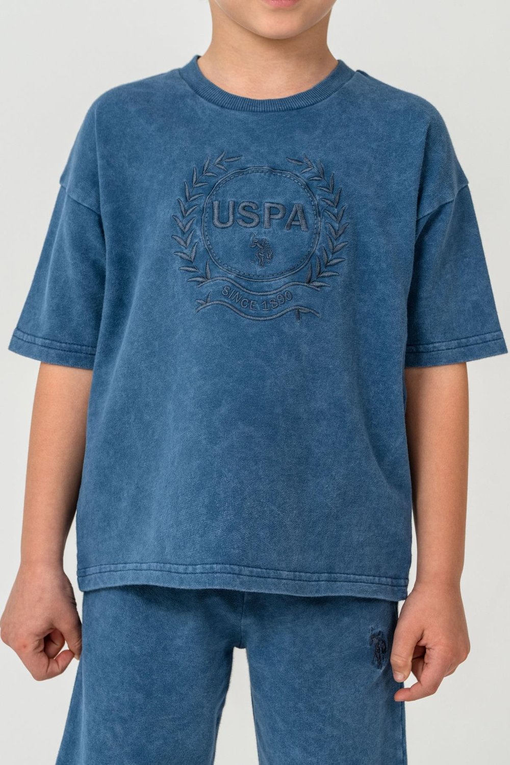 U.S. Polo Assn Erkek Çocuk Şortlu Takım  4-15 Yaş İndigo