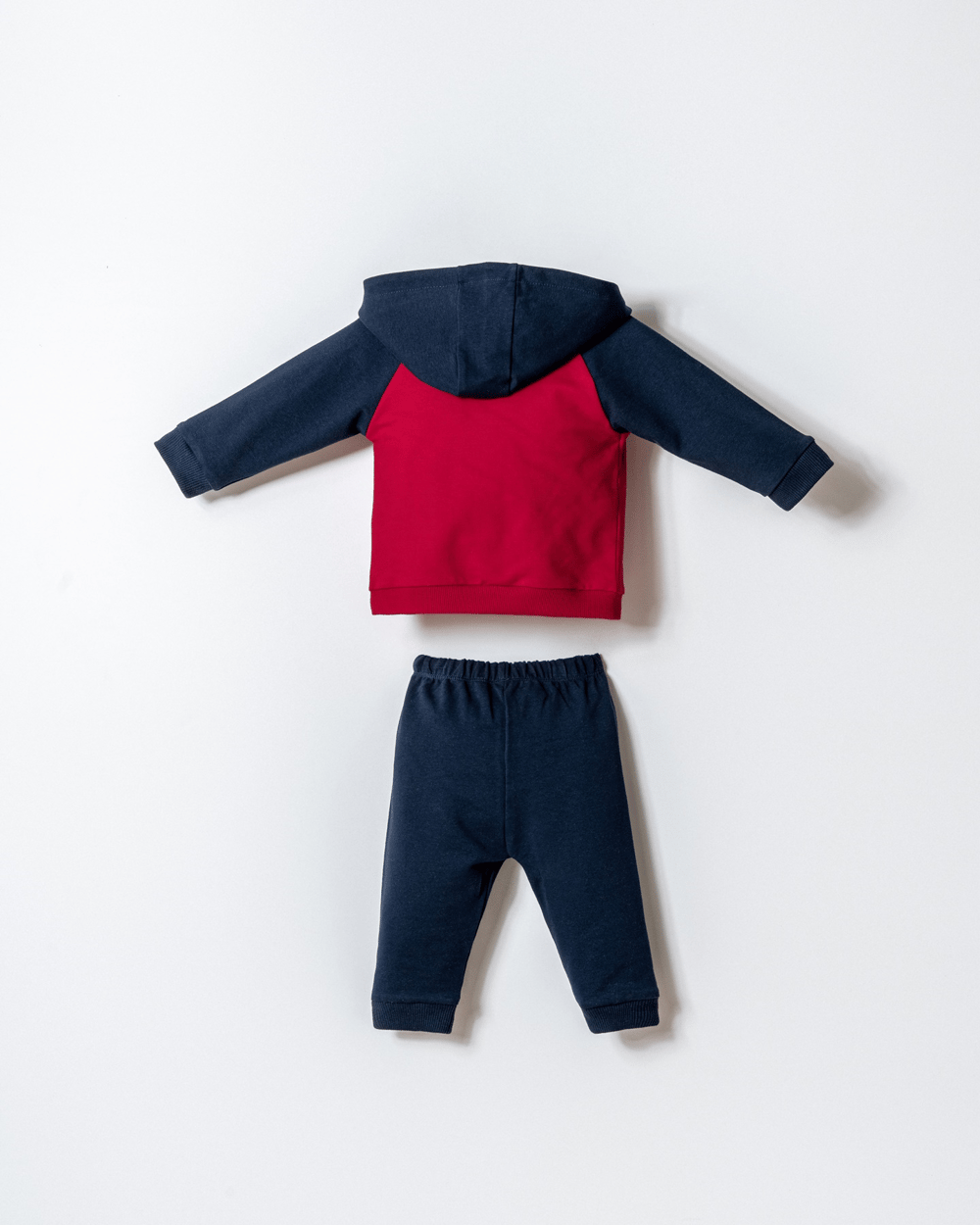 U.S. Polo Assn. Erkek Bebek 3Lü Eşofman Takım 6-36 Ay Kırmızı