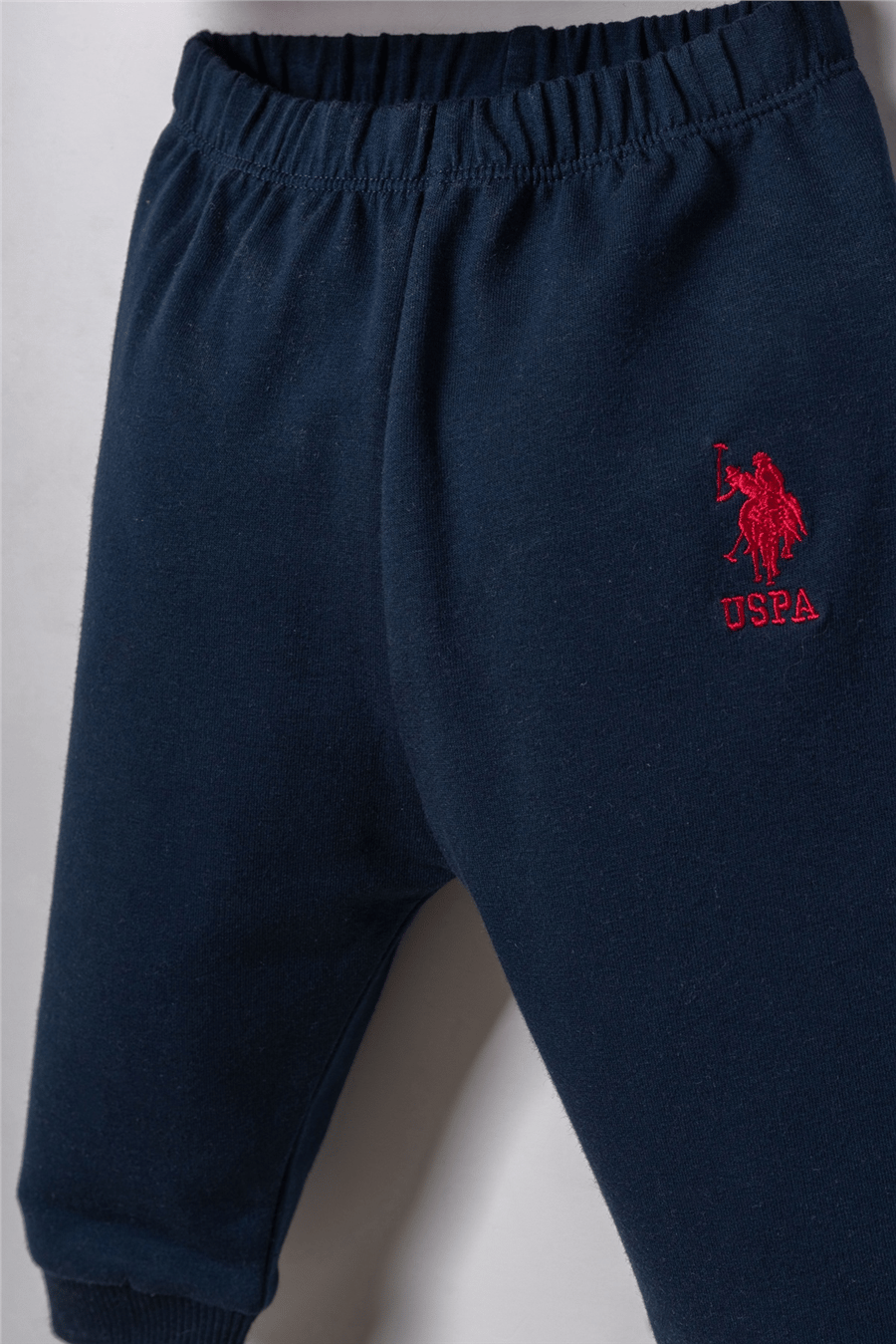 U.S. Polo Assn. Erkek Bebek Baskılı Kırmızı Hırkalı Eşofman Takım 6-36 Ay Kırmızı
