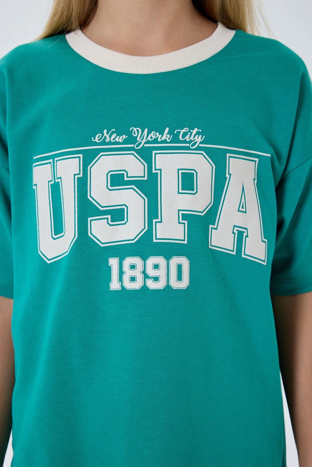 U.S. Polo Assn. Kız Çocuk Şort Takım 9-15 Yaş Yeşil